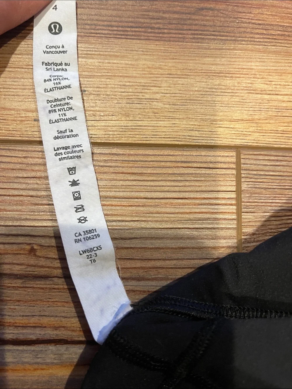 BlackLululemon Speed Up Tight featuring supportive full-on Luxtre